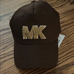 NWT Michael Kors Saddle Brown Hat